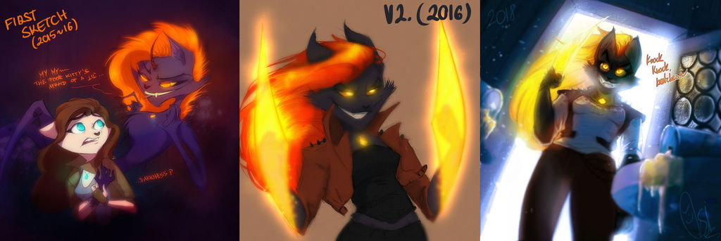 Character Design - NightmareNetty by ScribbleNetty