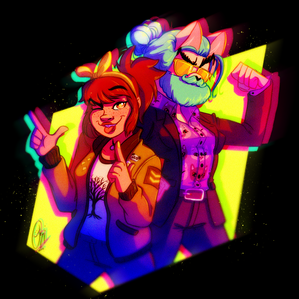 ScribbleNetty - DreamDaddy (Amanda and my Dadsona) by ScribbleNetty