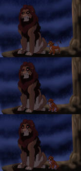 Ahadi and Scar by Mydlasfanart