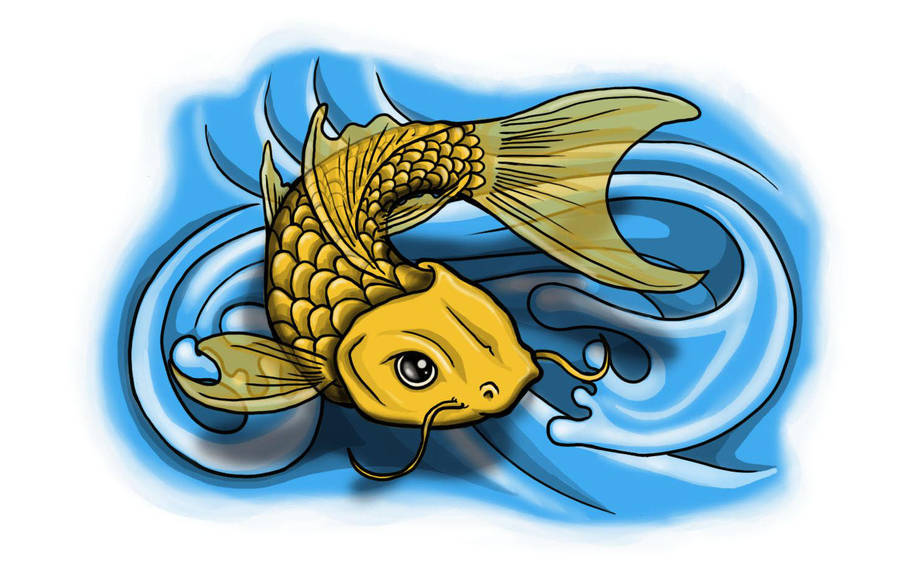 Coi - Carp Tattoo flash by spunkymonkey
