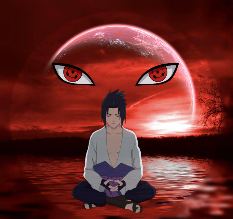 sasuke uchiha sharingan by