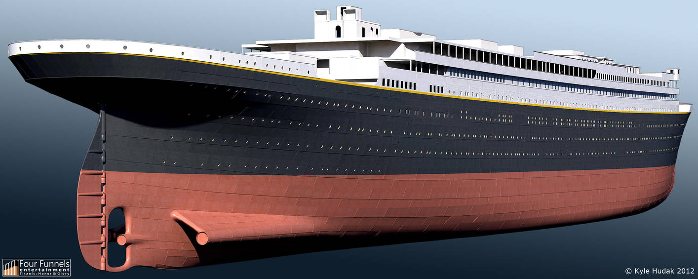 'Titanic: Honor and Glory' Exterior Model - 1 by Hudizzle 