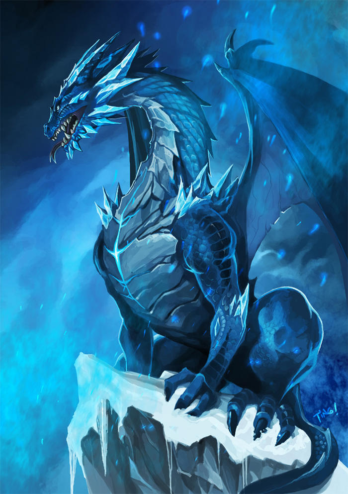Frost Dragon by pixelcharlie