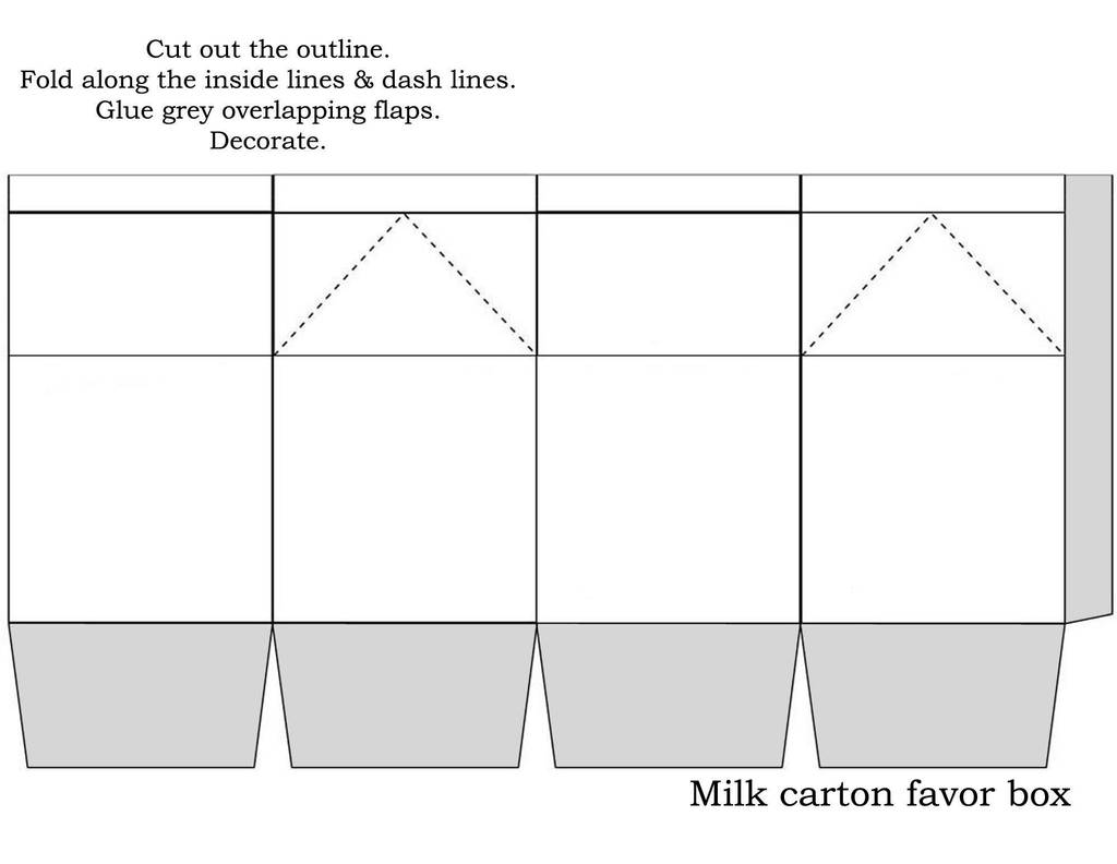 Milk Carton Box Template by desdainart on DeviantArt