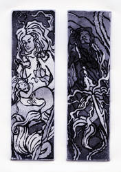 Monstrosity series: 'A Coincidence' Diptych by Anomalies13