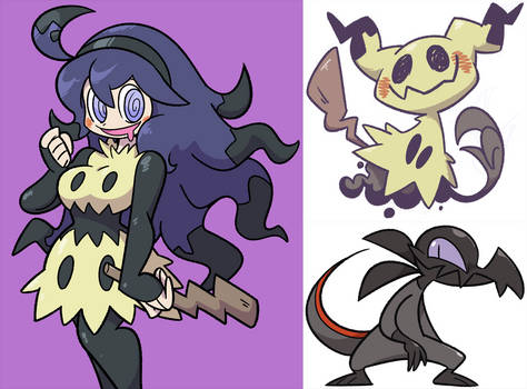Hex Mimikyu and Company by Shenaniganza