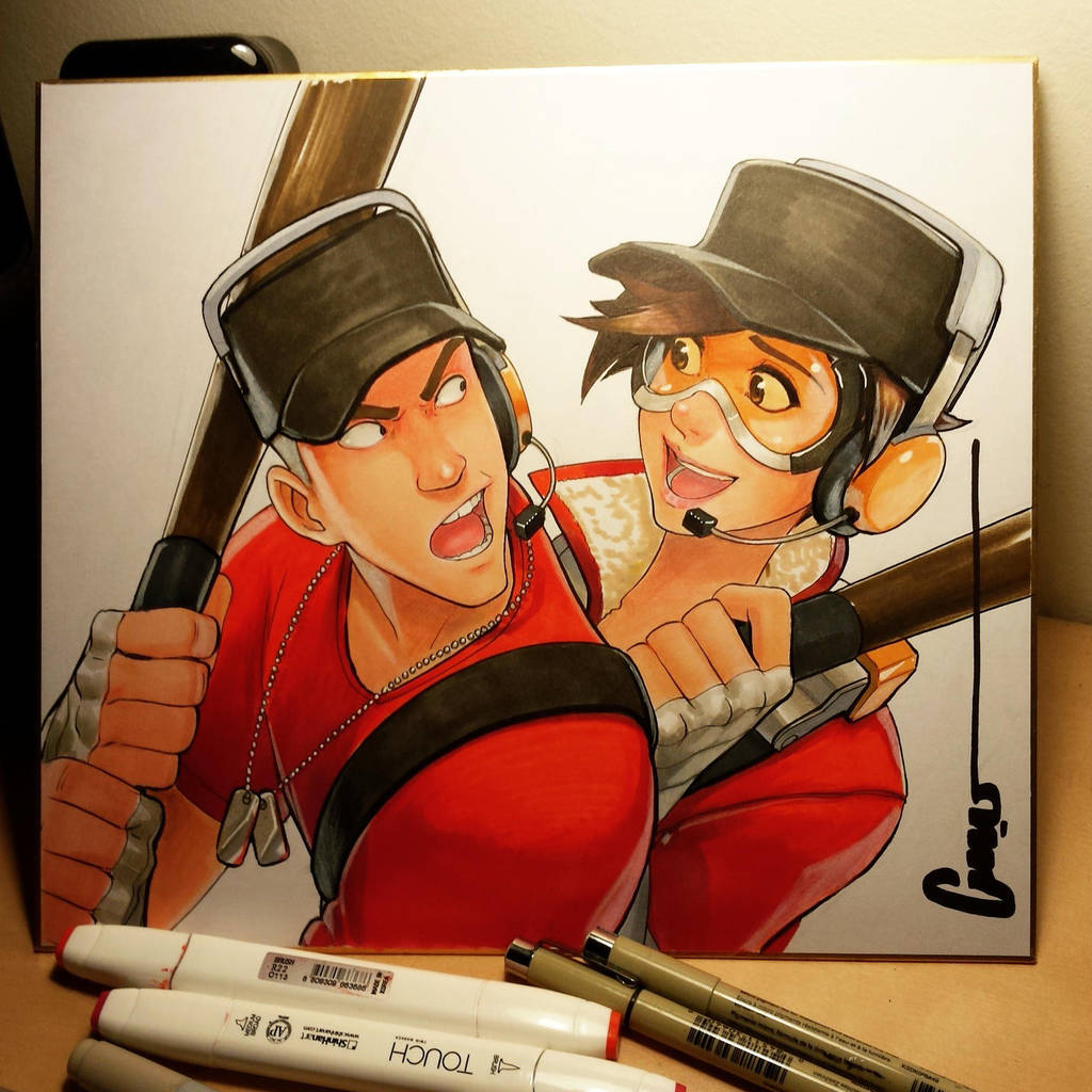 Scout and Tracer by Omar-Dogan