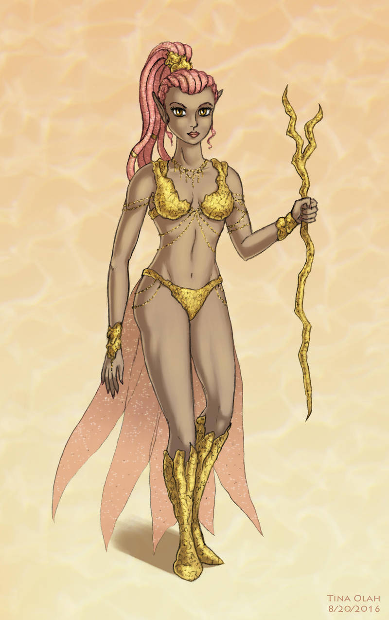 Golden Coral by Kittensoft
