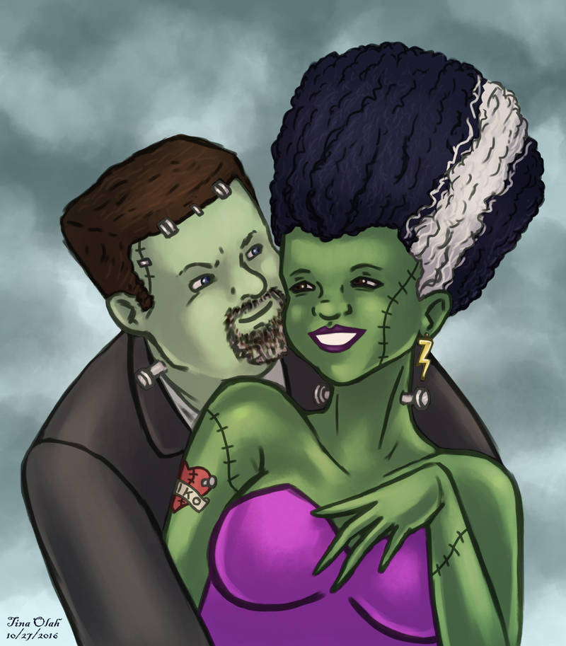 Natko's Monster and the Bride by Kittensoft