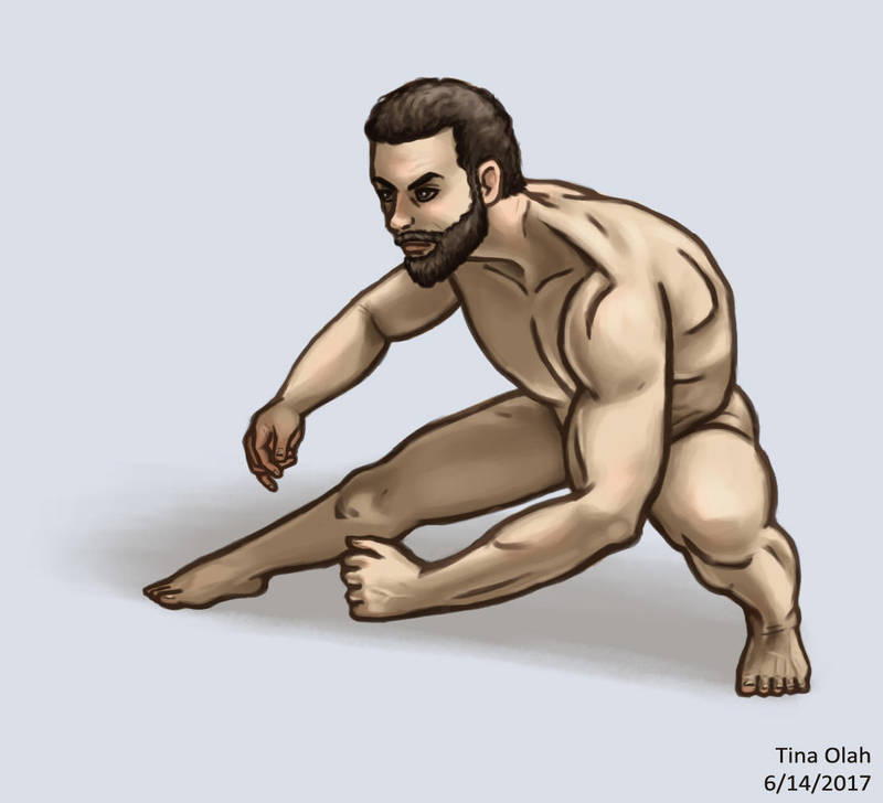 A Naked Guy by Kittensoft