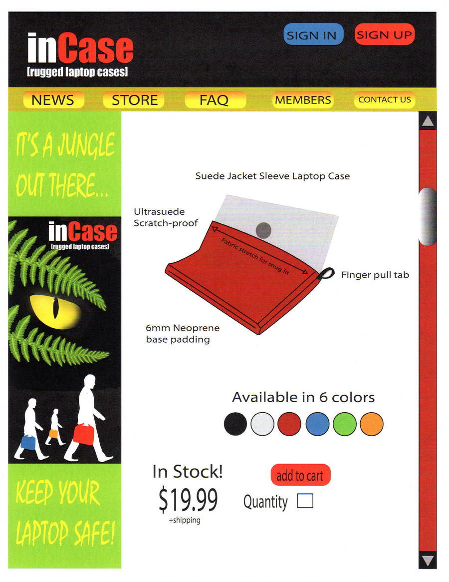 It's a Jungle Web Layout by MisterSr on DeviantArt