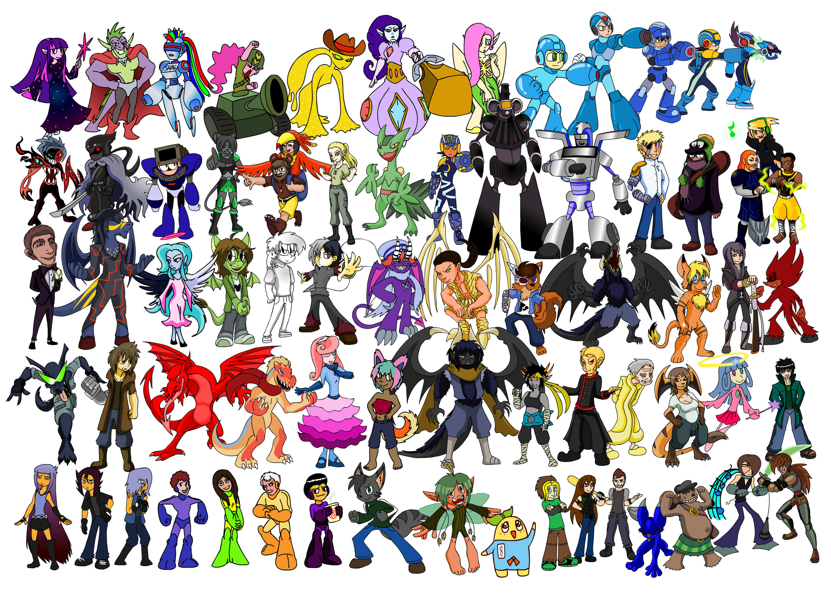 Giant Commission Swarm by Kirbopher15