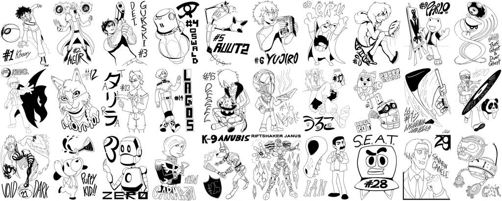 Inktober X Voiceoctover 2016 by Kirbopher15