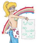 No Boobs for Mike! by magicpotion