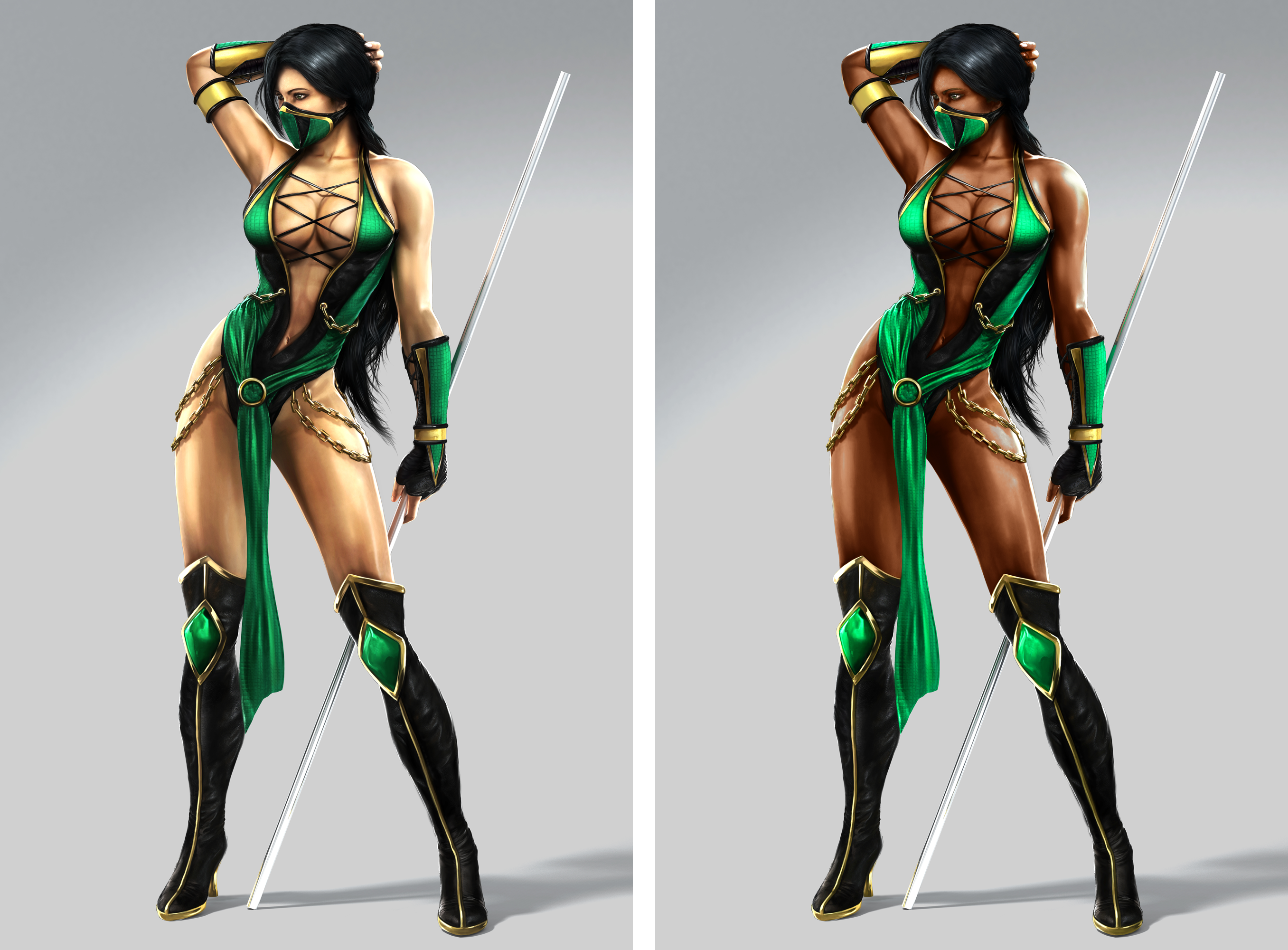 1. Jade Cargill'S Mortal Kombat Inspired Outfit - sp7ehmk
