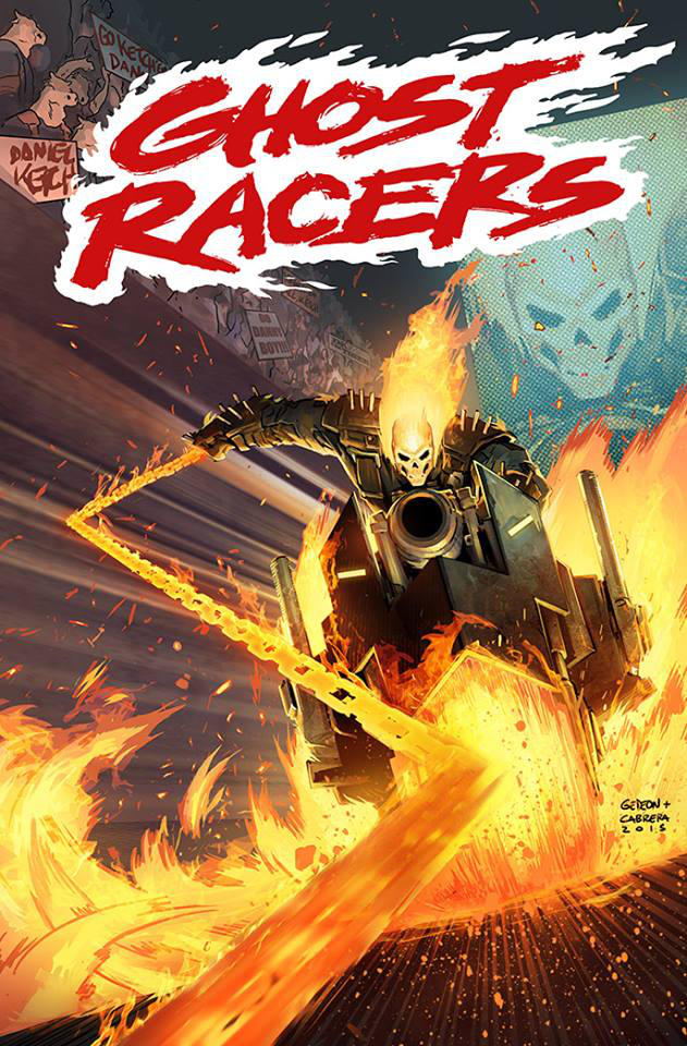 Ghost Racers Cover by artbycarlos
