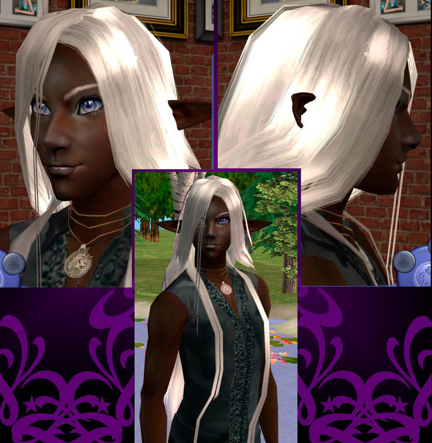 Sims 2 Sims_ Drizzt by Donaruie
