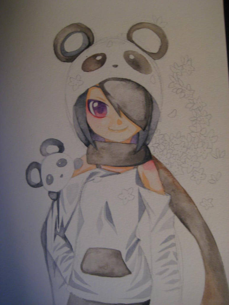 My Panda Anime Girl Drawing By Angelbeatshisako050 On Deviantart