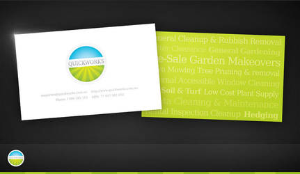 Quickworks Business Card by Birthed