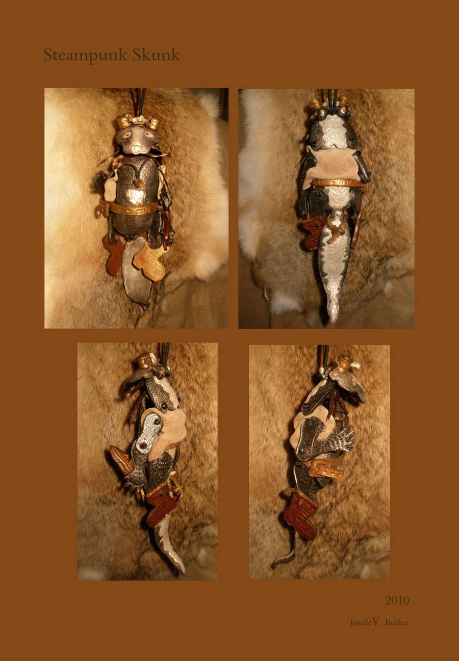 Steampunk Skunk by jan3ll3