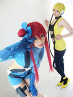 Elesa and Skyla by Zettai-Cosplay