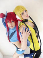 Elesa and Skyla by Zettai-Cosplay