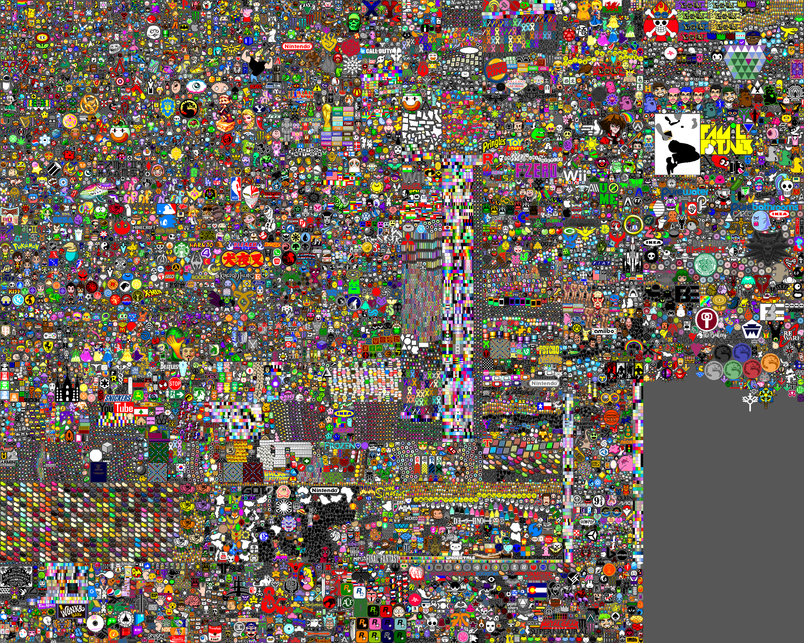 Pixel Sprite Montage (Last Updated: Mar. 3, 2018) by GodofDarness18