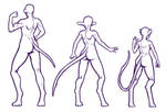 Species Anatomy Sketches by Reabault