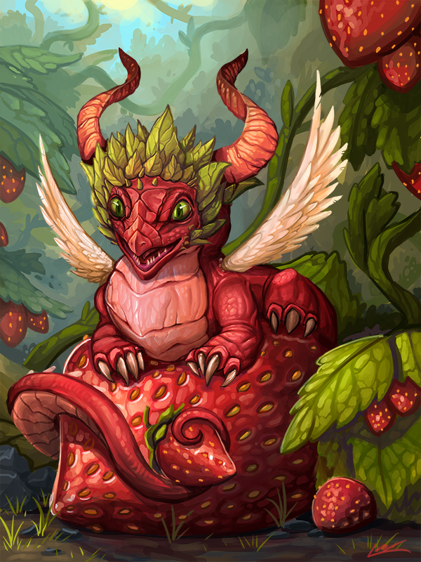 Strawberry Dragon by Lanasy