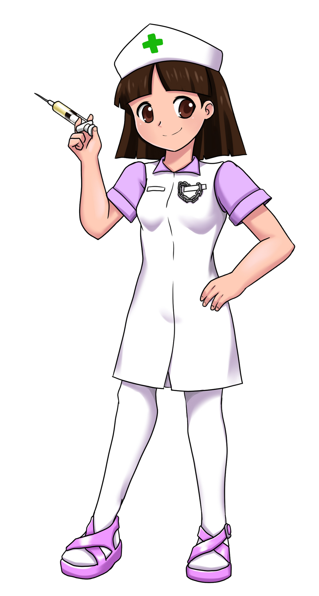 Nurse Robyn (Powerpuff Family Photos) by Yet-One-More-Idiot