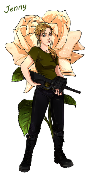 Doctor Who Flowers - Jenny by Yet-One-More-Idiot Doctor Who Flowers - Jenny by Yet-One-More-Idiot