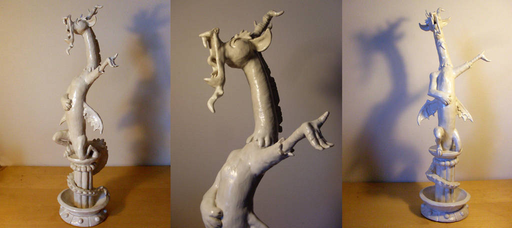 Discord Statue - Draconequus - Ceramic Sculpture by MadameLeFl0ur