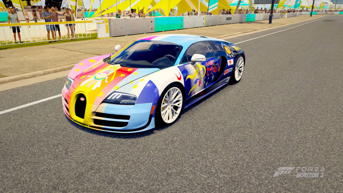 2011 bugatti veyron The sailor moon by pikachu123446 2011 bugatti veyron The sailor moon by pikachu123446