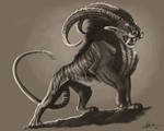 Greater Mountain Capra Panther by CharReed