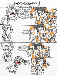 Moron's Olympics by nowherelittlegirl