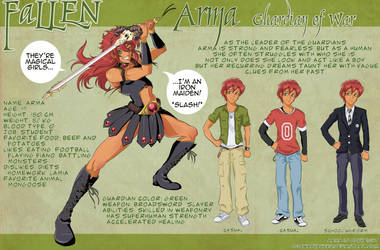 ARMA Character Design Sheet by OgawaBurukku