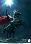 Thor - Odin and Sleipnir by michaelkutsche