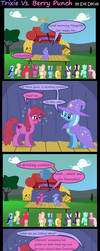 Trixie Vs. Berry Punch by Evil-DeC0Y