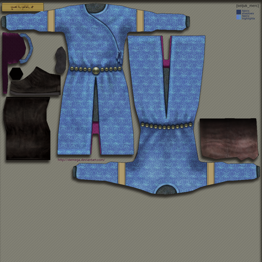 Seljuk mercenary: Texture by SteMega