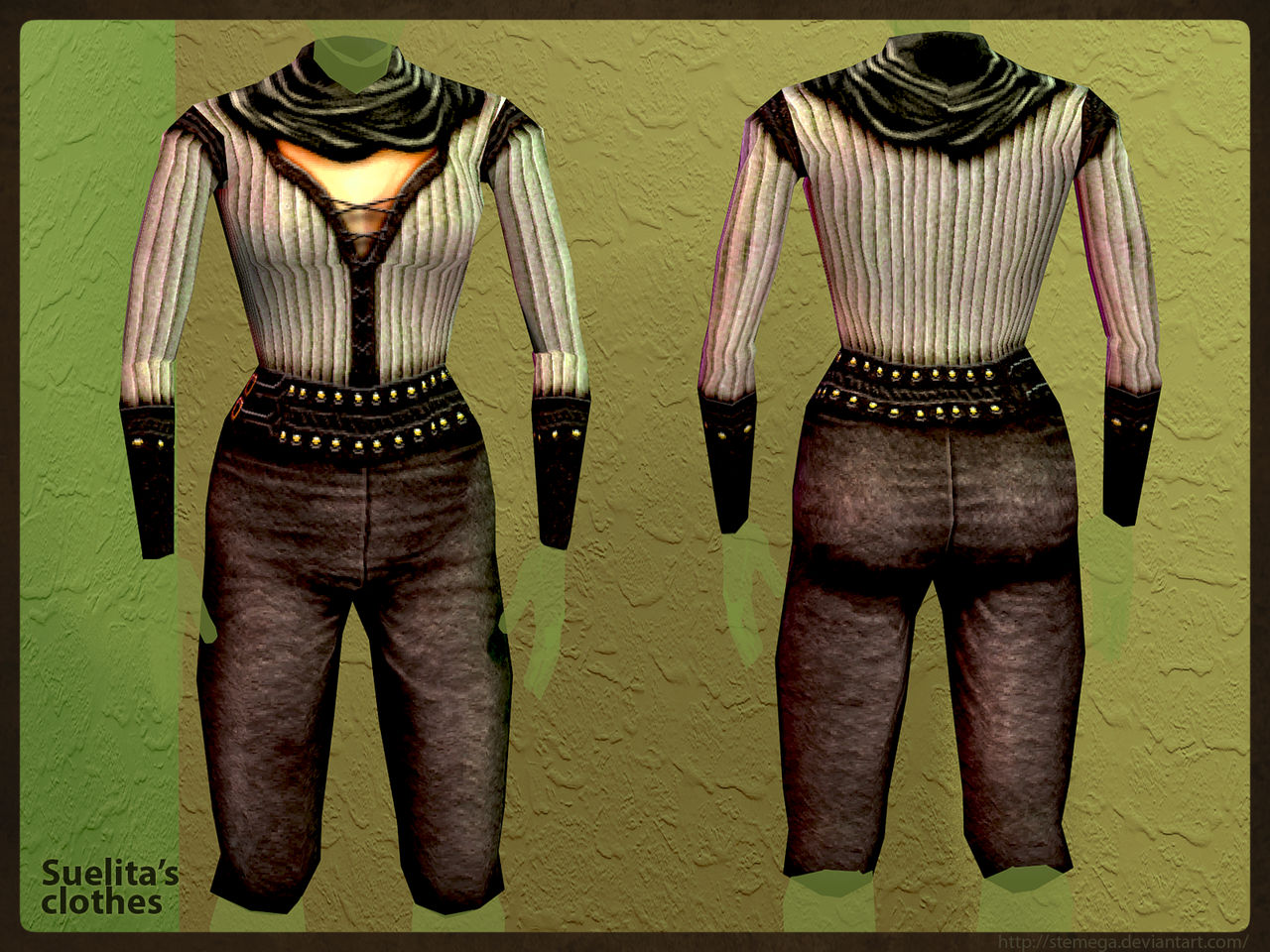Suelita's clothes: Render by SteMega