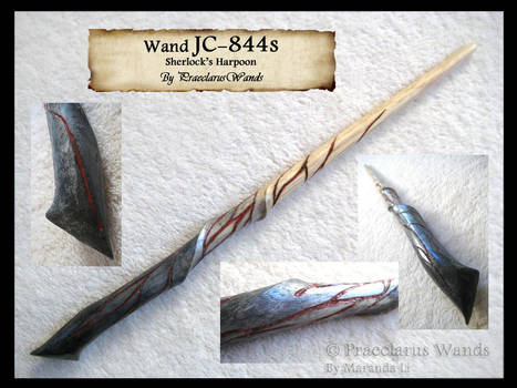JC-844s - Bloody Harpoon!Sherlock wand by PraeclarusWands