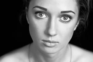 portrait of beautiful eyes by DenisGoncharov