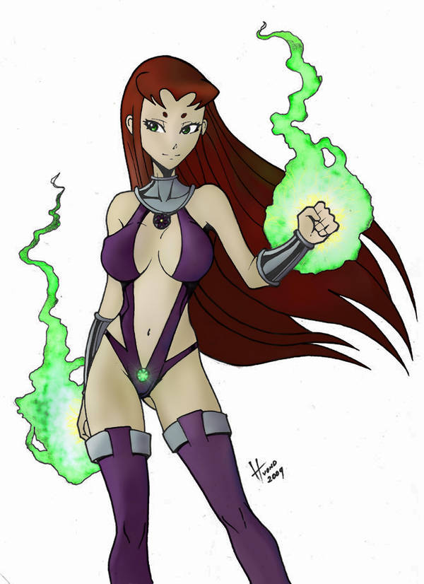 deviantart teen titans starfire Luciana paluzzi fake nude