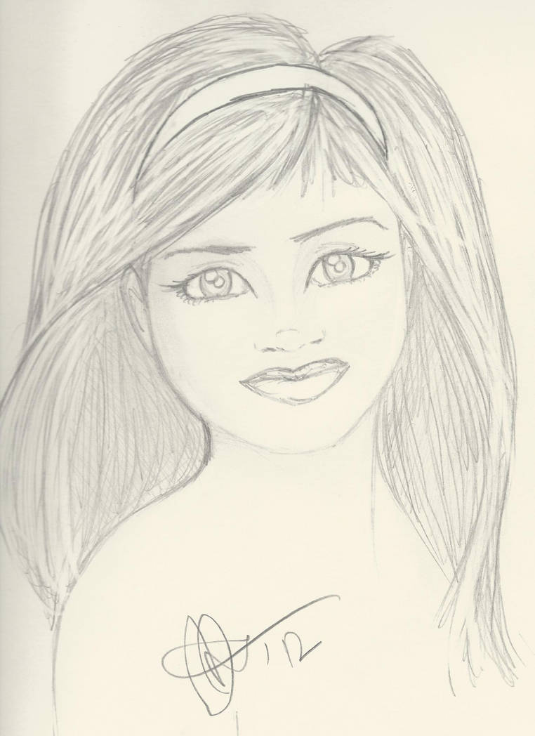 Sketch Pouty Girl By Jakitty69 On Deviantart