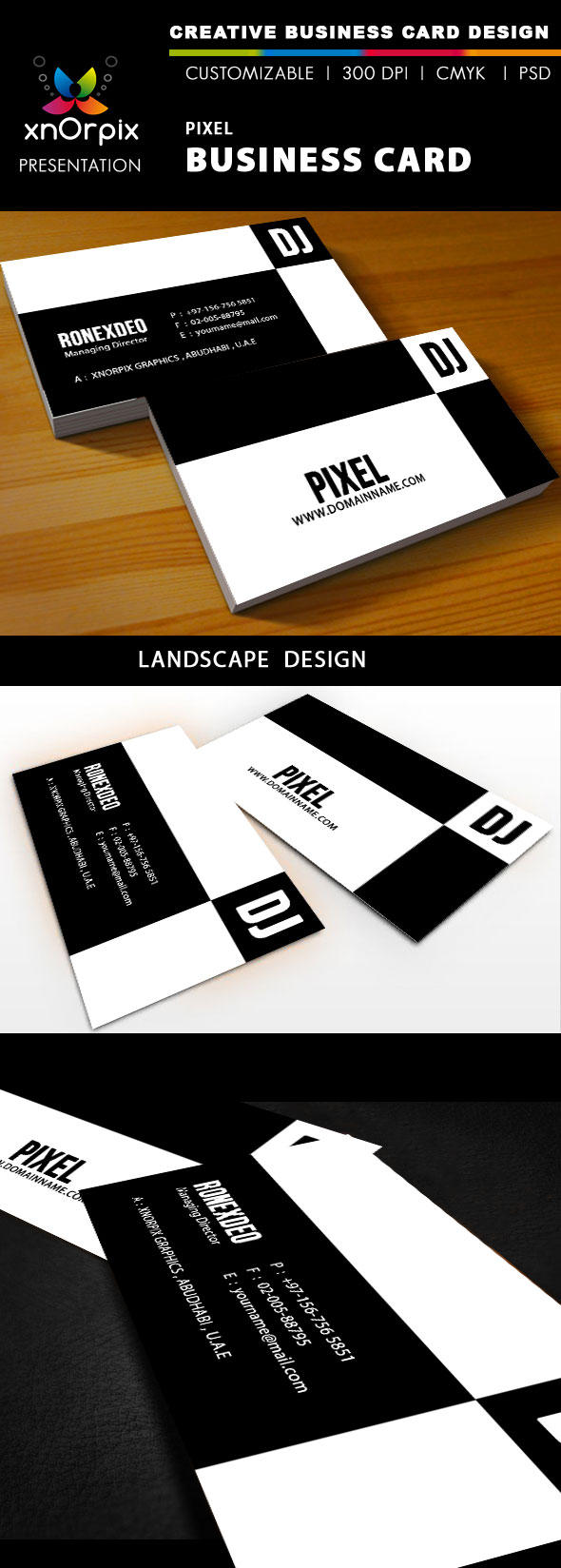 DJ Business Card by xnOrpix