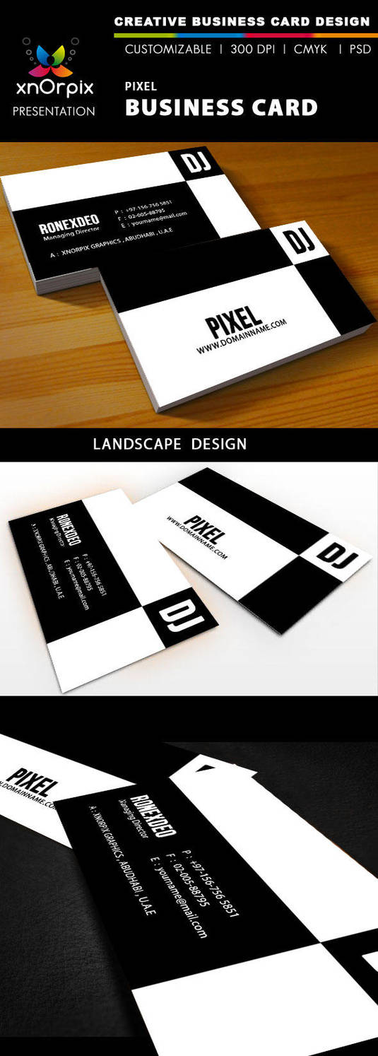 DJ Business Card by xnOrpix