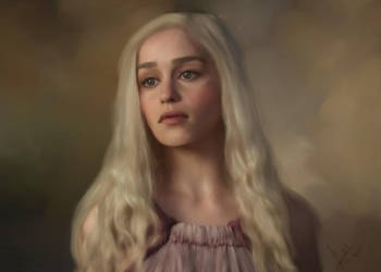 .::com::. Daenerys Targaryen by GiovyLoCa