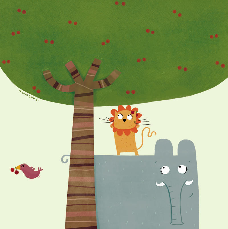 The cherries hunter by nicolas-gouny-art