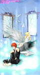 Sasori and Deidara - angels - by Lairam