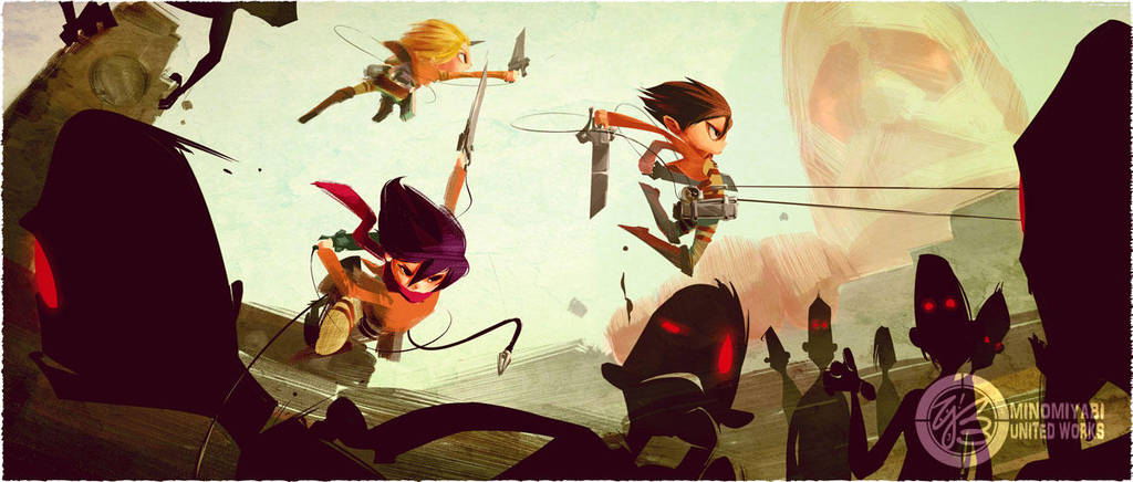 Attack on Titans by minomiyabi
